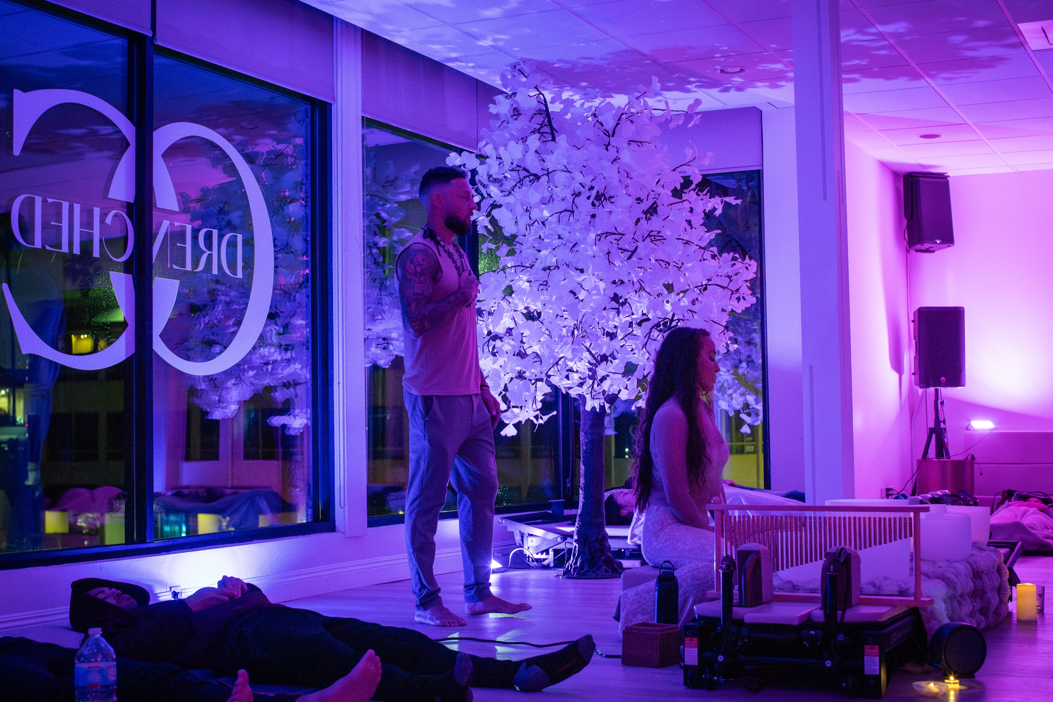 Deep relaxation during session